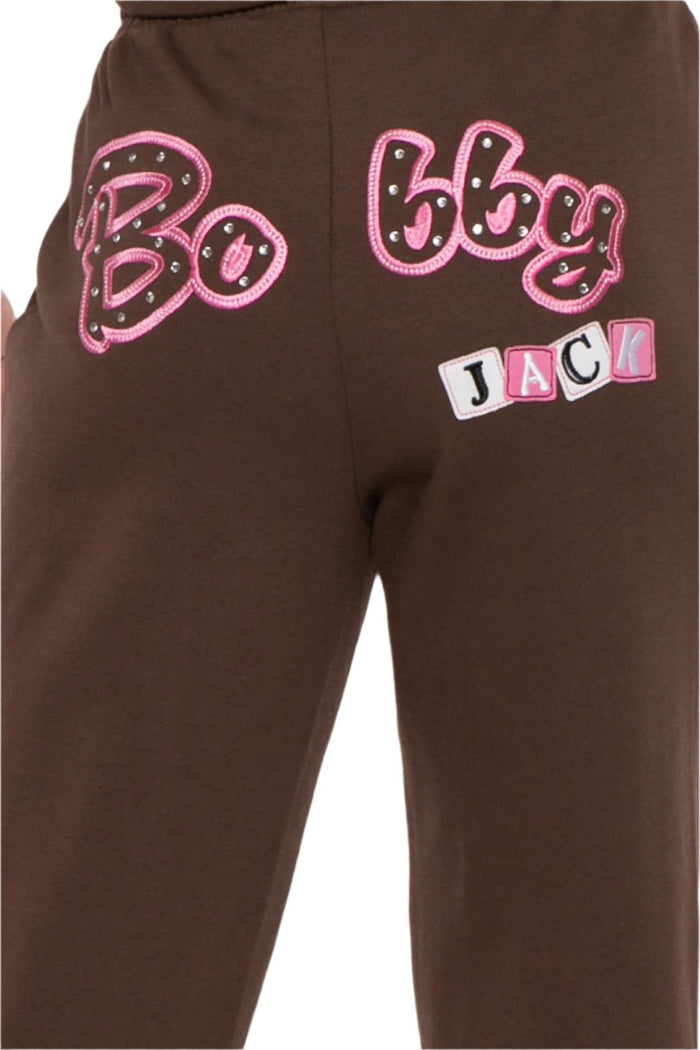 Bobby Jack Hoodie & Pants Set - Don't Burst My Bubble - Brown