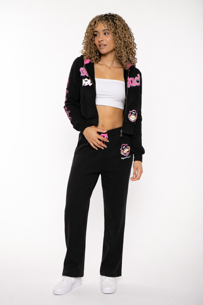 Bobby Jack Hoodie & Pants Set - Surrender - Black