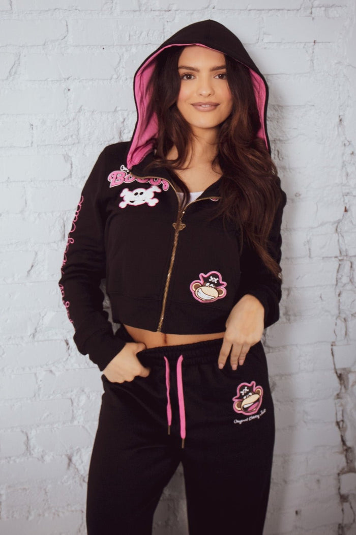 Bobby Jack Hoodie & Pants Set - Surrender - Black