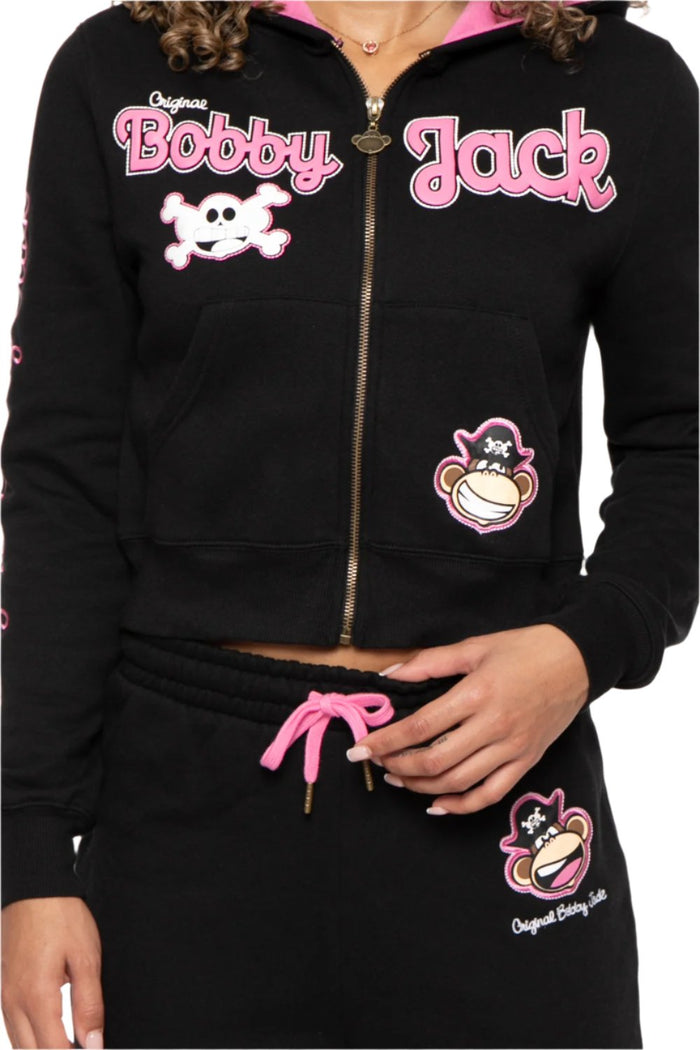 Bobby Jack Hoodie & Pants Set - Surrender - Black