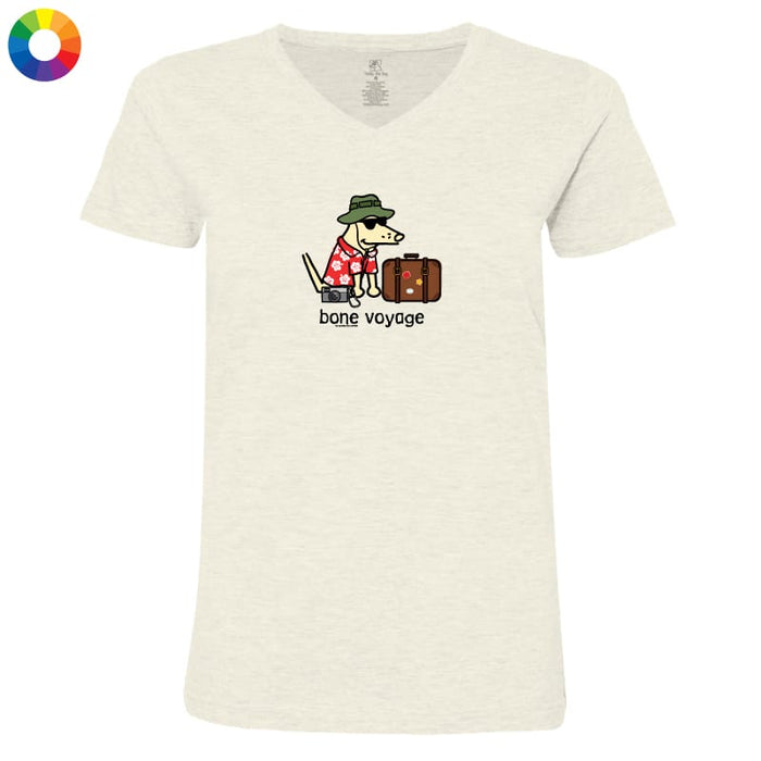Bone Voyage - Ladies T-Shirt V-Neck