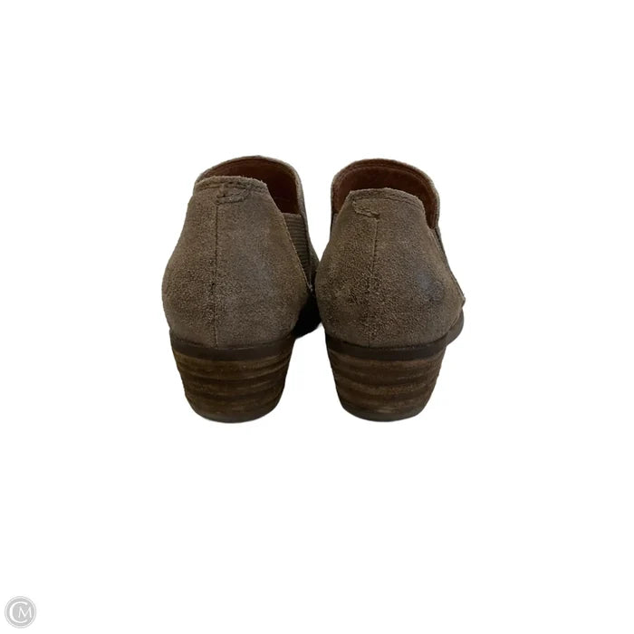Boots Ankle Heels By Born In Tan, Size: 6