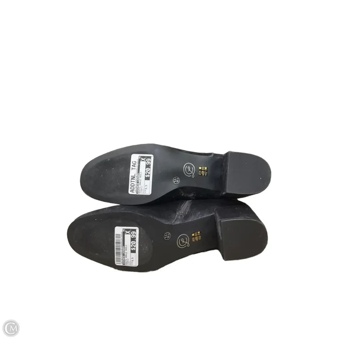 Boots Ankle Heels By Chinese Laundry In Purple, Size: 9.5