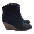Boots Ankle Heels By Lucky Brand In Black, Size:7.5