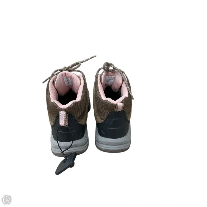 Boots Hiking By Skechers In Brown & Pink, Size: 7