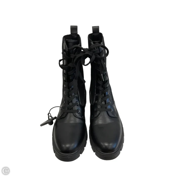 Boots Mid-calf Heels By Qupid In Black, Size: 6