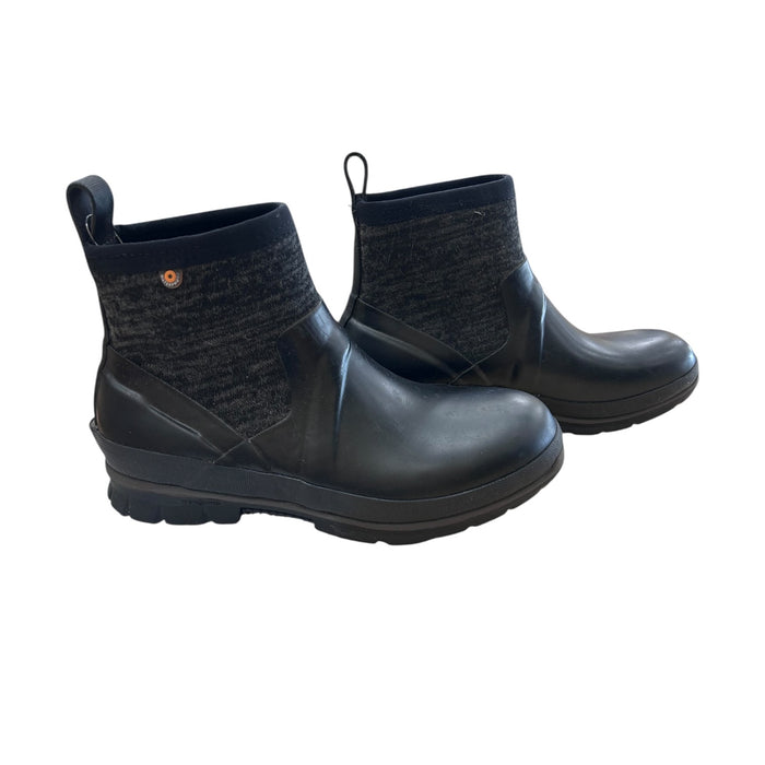 Boots Rain By Bogs In Black, Size:10