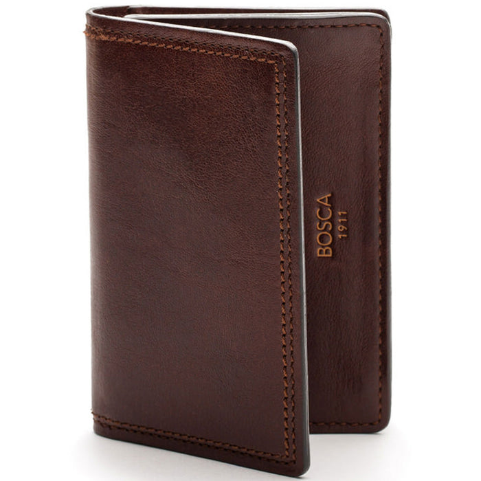 Bosca Dolce Gusset 2 Pocket Card Case w/ID - RFID - Lexington Luggage