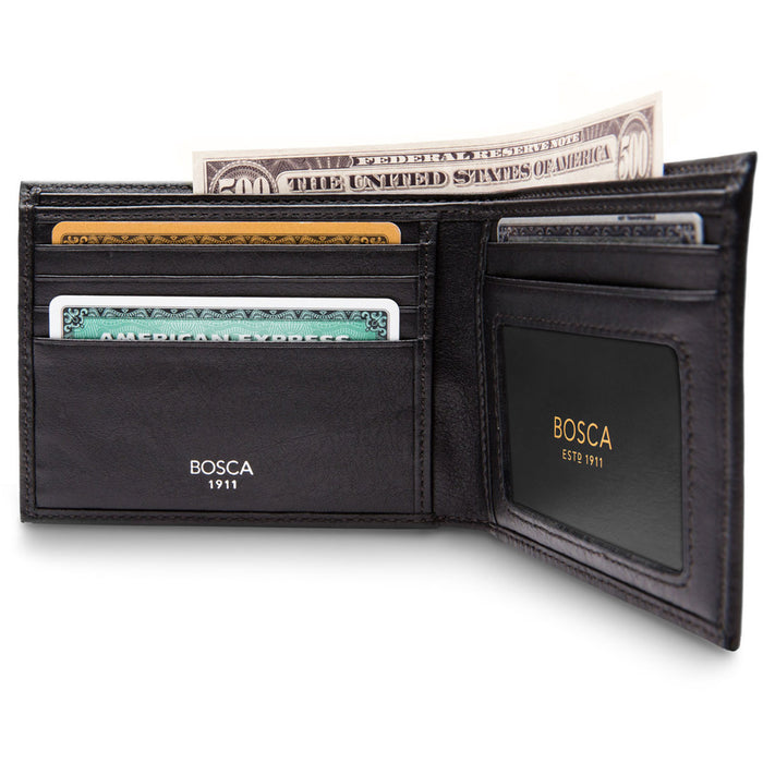 Bosca Nappa Vitello Executive ID Wallet - RFID - Lexington Luggage