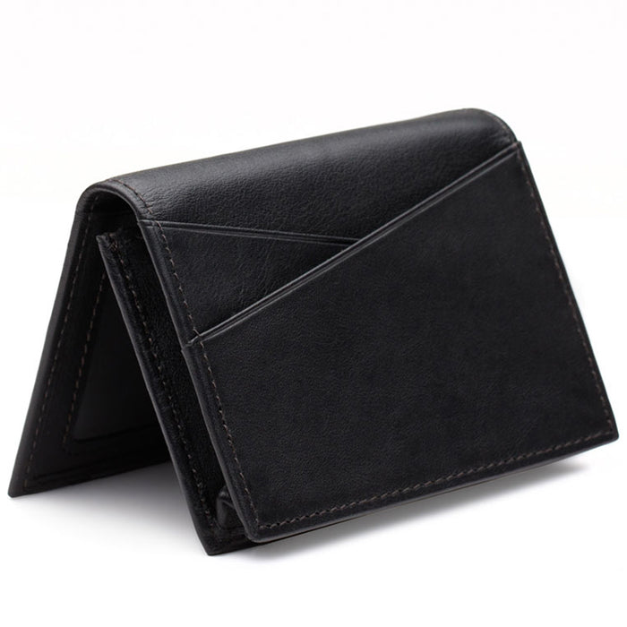 Bosca Nappa Vitello Gusset 2 Pocket Card Case w/ID - RFID - Lexington Luggage