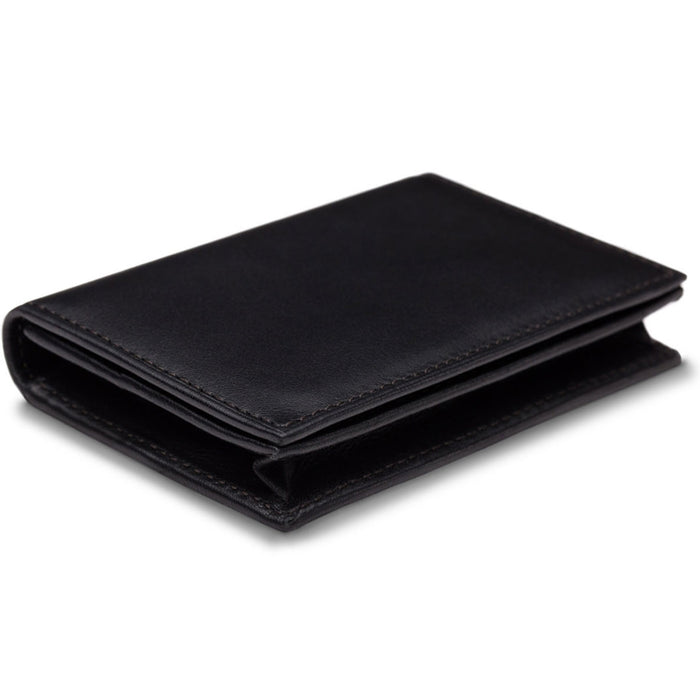 Bosca Nappa Vitello Gusset 2 Pocket Card Case w/ID - RFID - Lexington Luggage