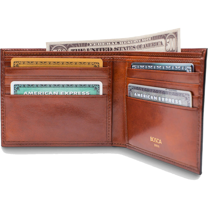 Bosca Old Leather 8 Pocket Wallet - RFID - Lexington Luggage