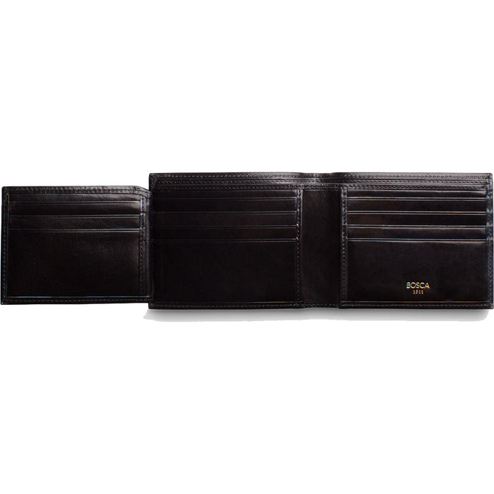 Bosca Old Leather BiFold With Card/ID Flap - Lexington Luggage