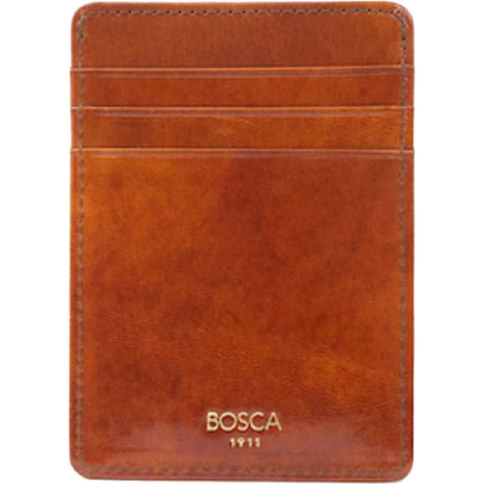 Bosca Old Leather Front Pocket Wallet - RFID - Lexington Luggage