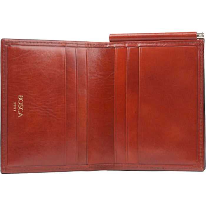 Bosca Old Leather Money Clip w/Pocket - Lexington Luggage