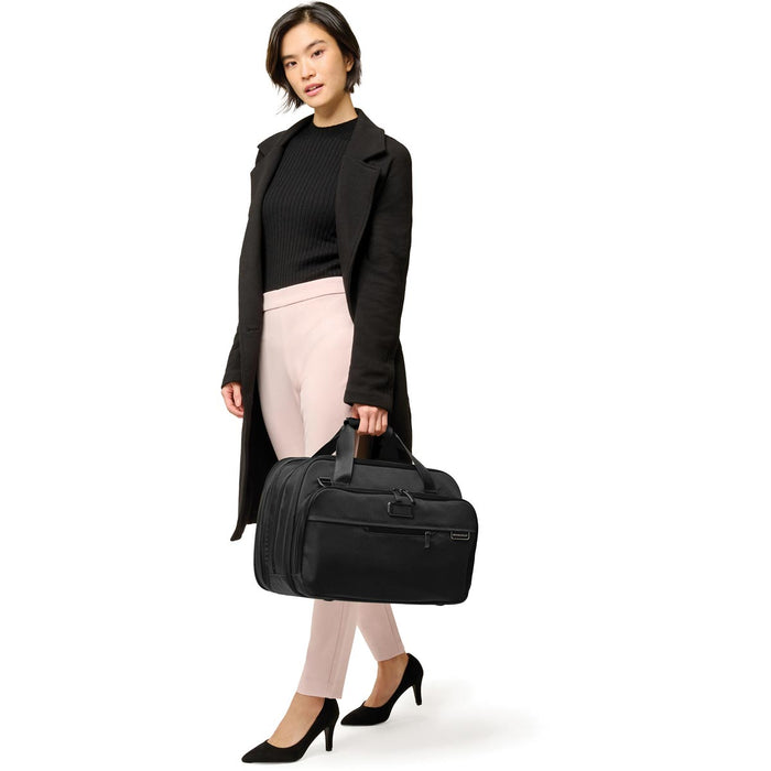 Briggs & Riley Baseline Expandable Cabin Bag - lifestyle carrying
