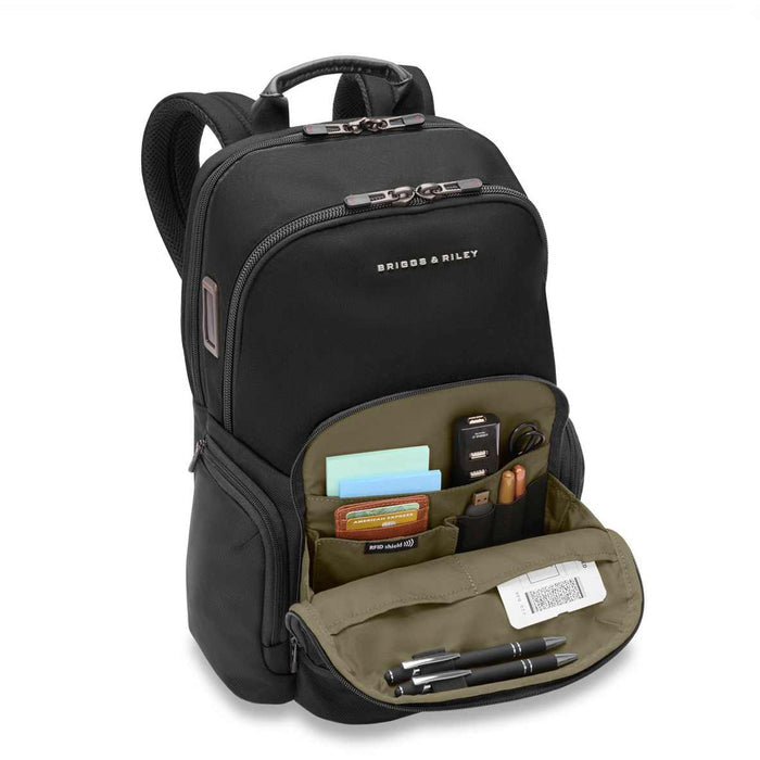 Briggs & Riley HTA Medium Cargo Backpack - front organizer pocket