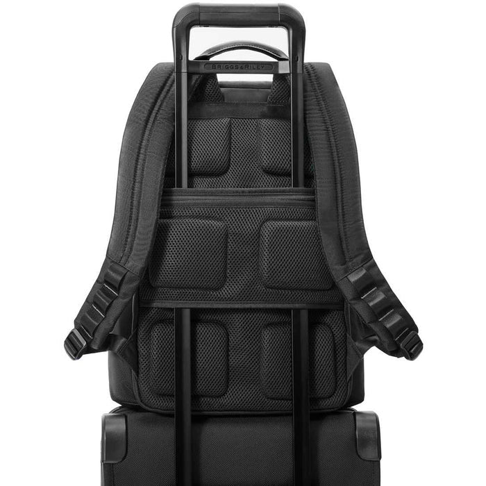 Briggs & Riley HTA Medium Cargo Backpack - over handle sleeve