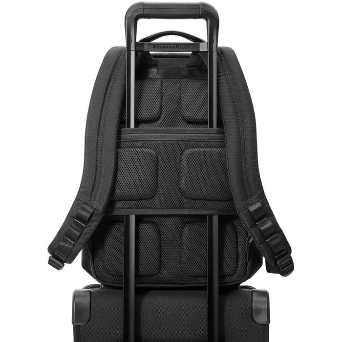 Briggs & Riley HTA Medium Wide Mouth Backpack - hands free carrying strap