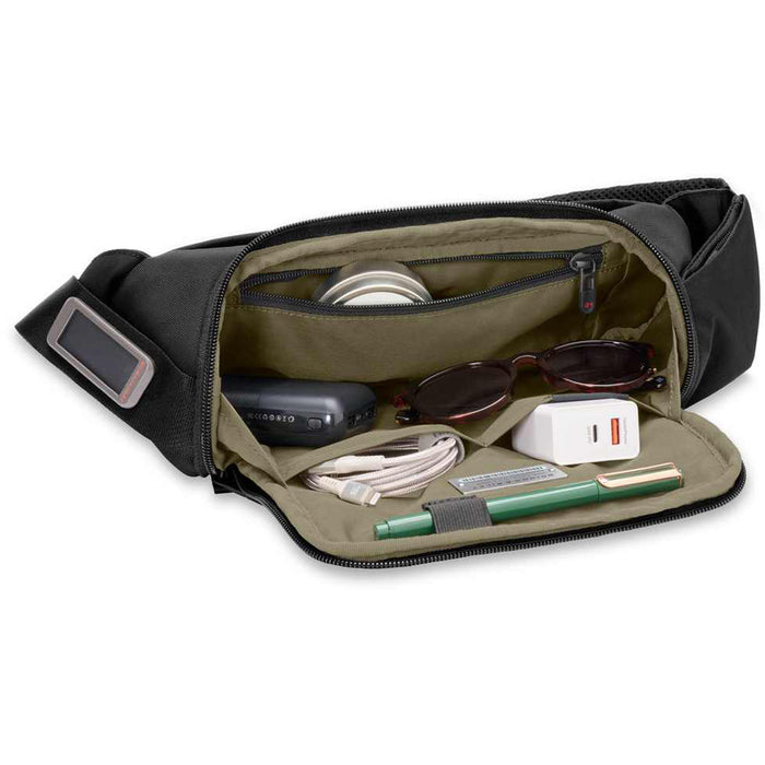 Briggs & Riley HTA Sling Bag - main opening