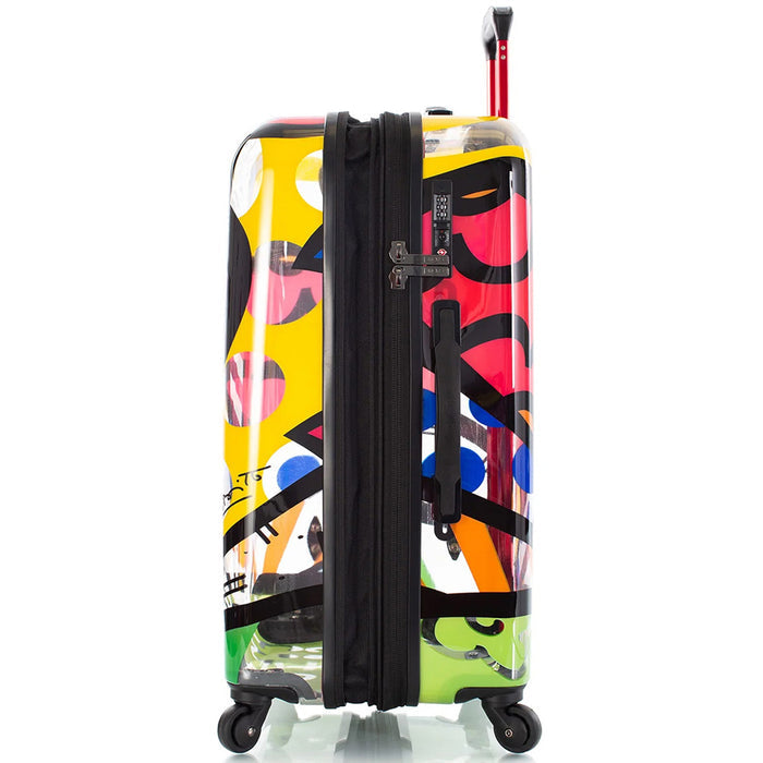 Britto A New Day TRANSPARENT 26" Expandable Spinner - Profile Expanded
