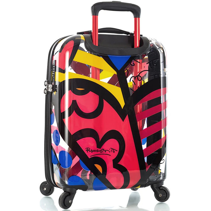 Britto A New Day TRANSPARENT Carry On Spinner - Rearview
