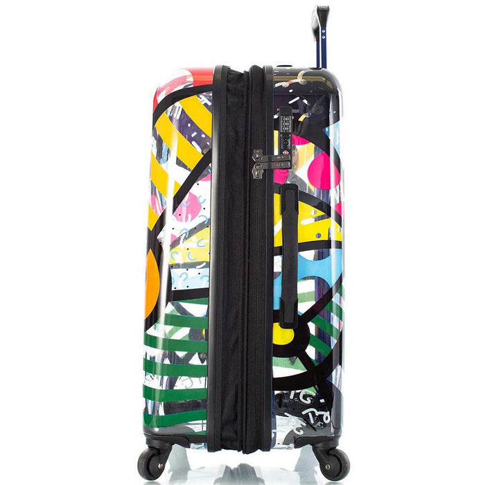 Britto Butterfly TRANSPARENT 26" Expandable Spinner - Profile Expanded