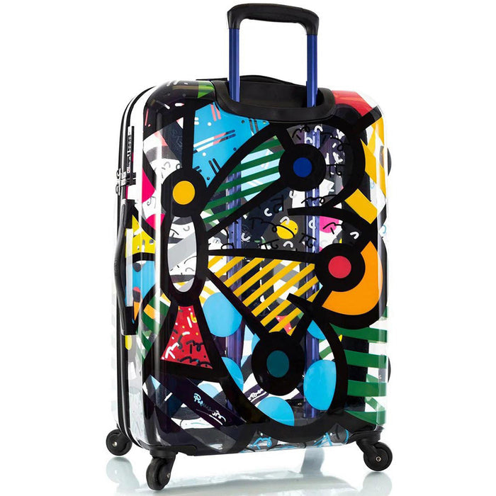 Britto Butterfly TRANSPARENT 26" Expandable Spinner - Rearview