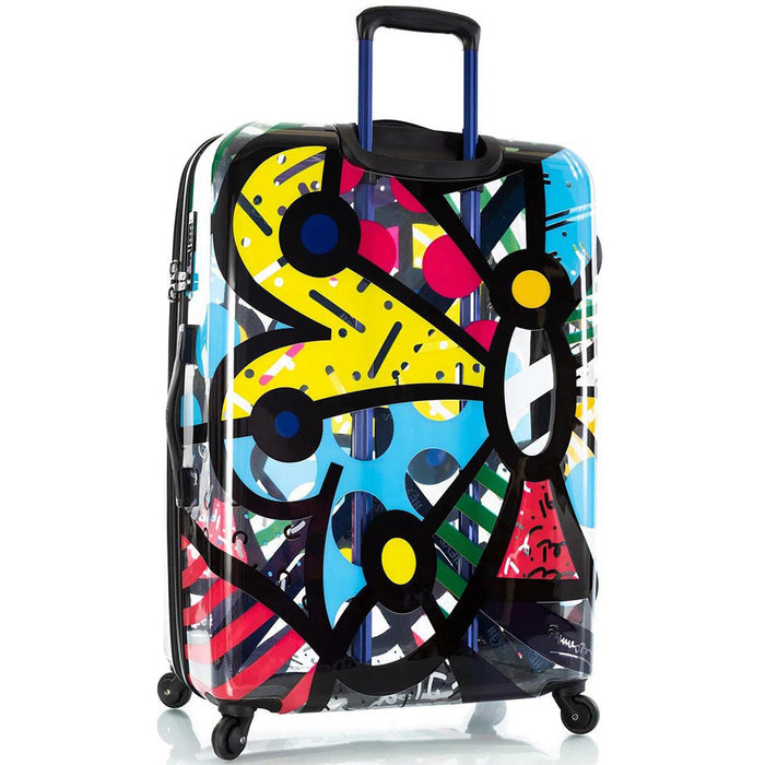 Britto Butterfly TRANSPARENT 30" Expandable Spinner - Rearview
