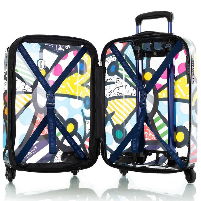 Britto Butterfly TRANSPARENT Carry On Spinner  - Interior