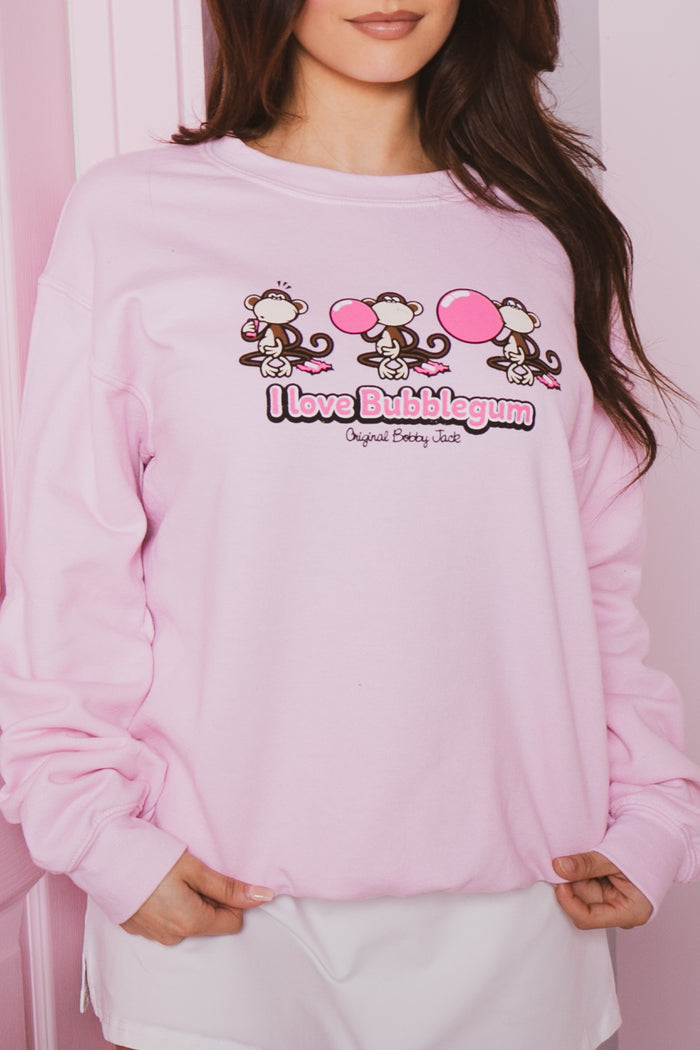 Bubblegum - Bobby Jack Crew Sweatshirt - Pink