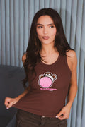 Bubblegum- Bobby Jack Tank  Top - Brown