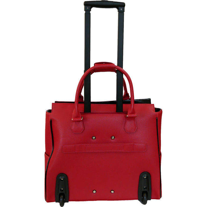 Cabrelli Fashion Executive Patent Piper Pebble Rollerbrief - Lexington Luggage