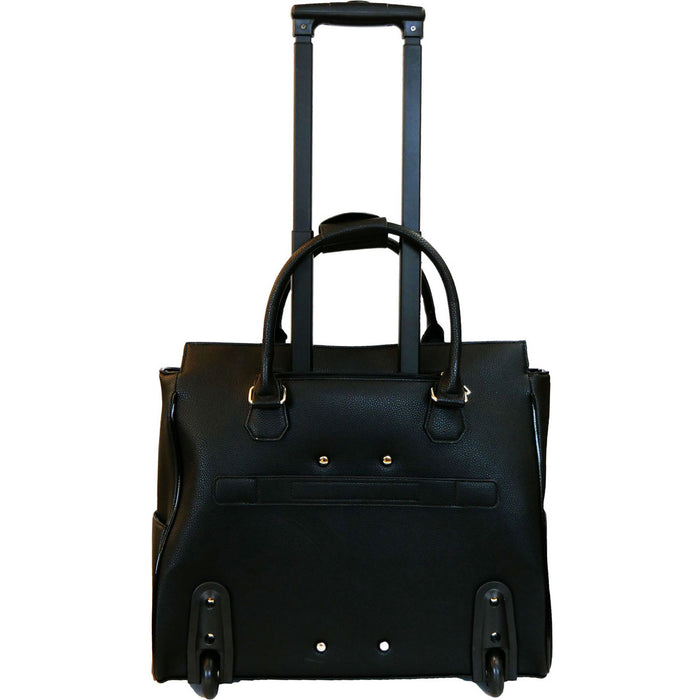 Cabrelli Fashion Executive Patent Piper Pebble Rollerbrief - Lexington Luggage