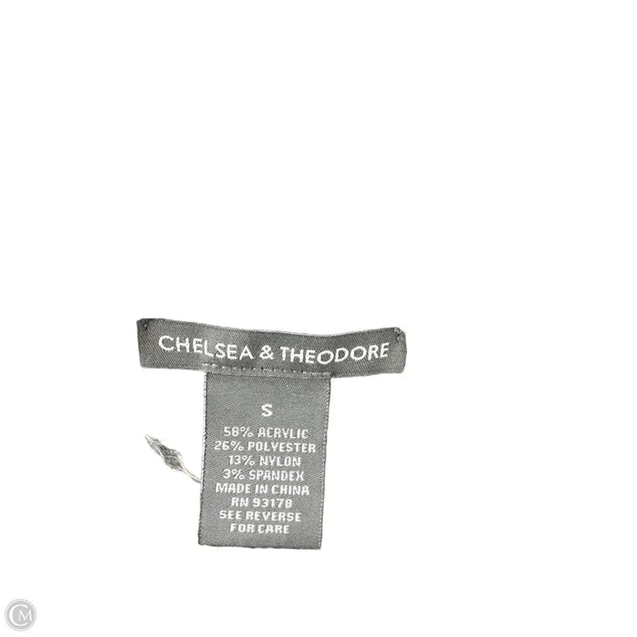 Cardigan By Chelsea And Theodore In Black & Tan, Size: S