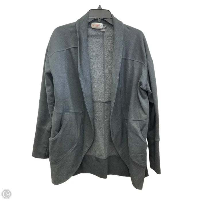 Cardigan By Eddie Bauer In Grey, Size: L