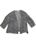 Cardigan By Eileen Fisher In Cream & Grey, Size:M