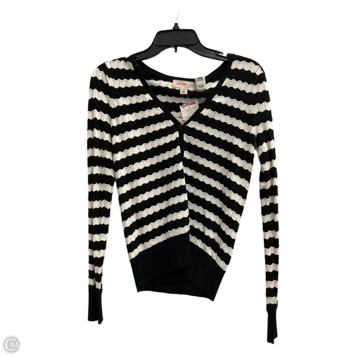 Cardigan By Philosophy In Black & White, Size: Xs