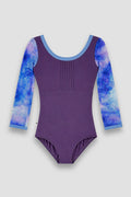 CELIA Sleeve Leotard in Allure · Sunset
