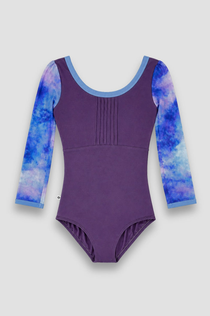 CELIA Sleeve Leotard in Allure · Sunset