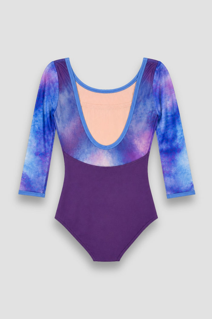 CELIA Sleeve Leotard in Allure · Sunset