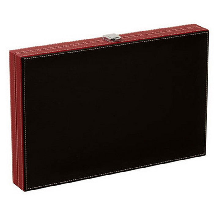 CHH Games 15" Red Leatherette Backgammon Set - Lexington Luggage