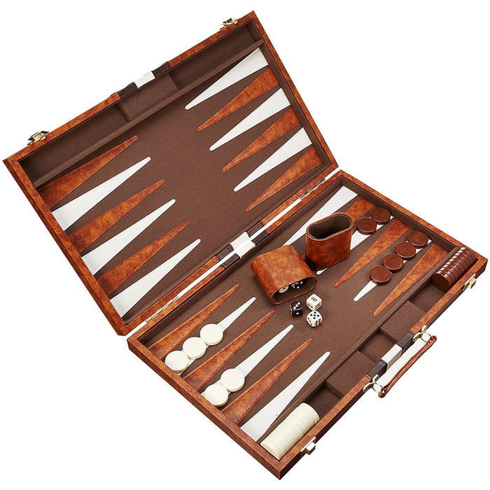 CHH Games 18" Vinyl Backgammon Set - Lexington Luggage
