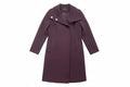 Coat Peacoat By Ann Taylor In Purple, Size: Xxs
