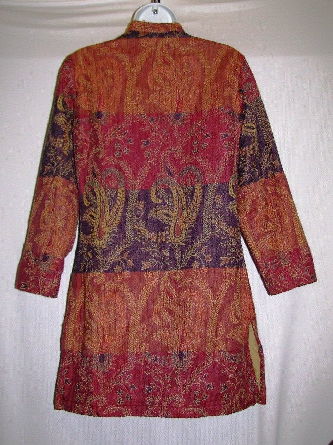 Coldwater Creek Bohemian Gypsy Boho Jacket Size XS
