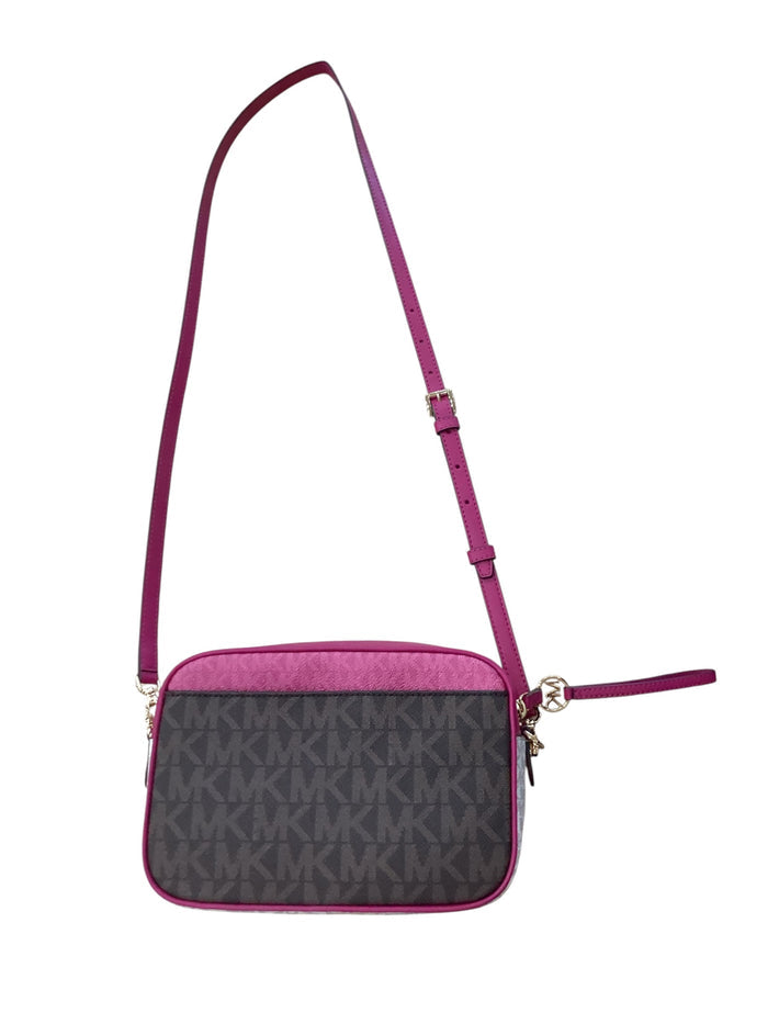 Crossbody Designer By Michael Kors In Brown & Pink, Size:Medium