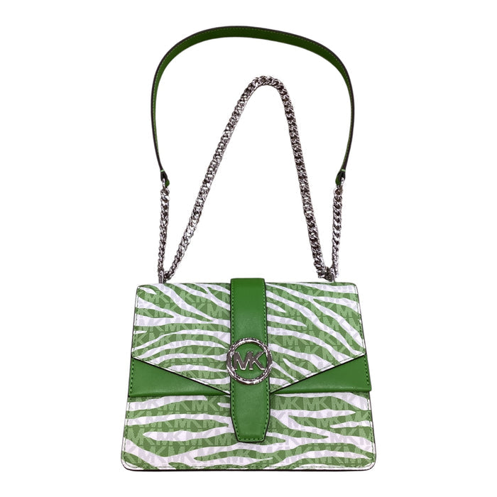 Crossbody Designer By Michael Kors In Zebra Print, Size:Medium