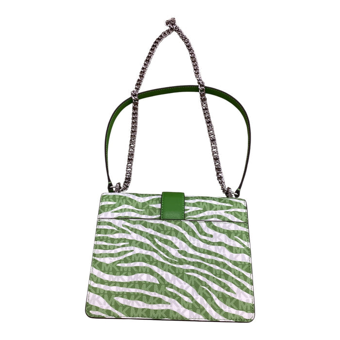 Crossbody Designer By Michael Kors In Zebra Print, Size:Medium