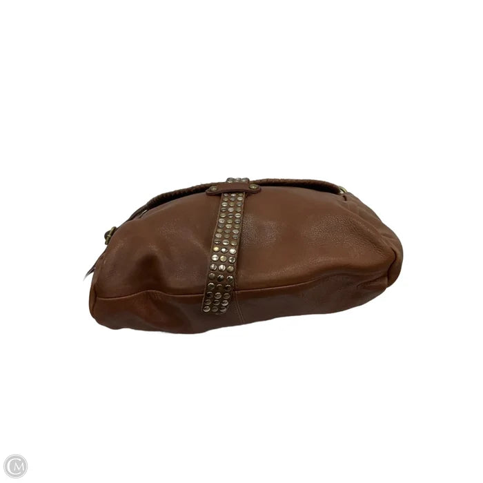 Crossbody Leather By Clothes Mentor, Size: Large