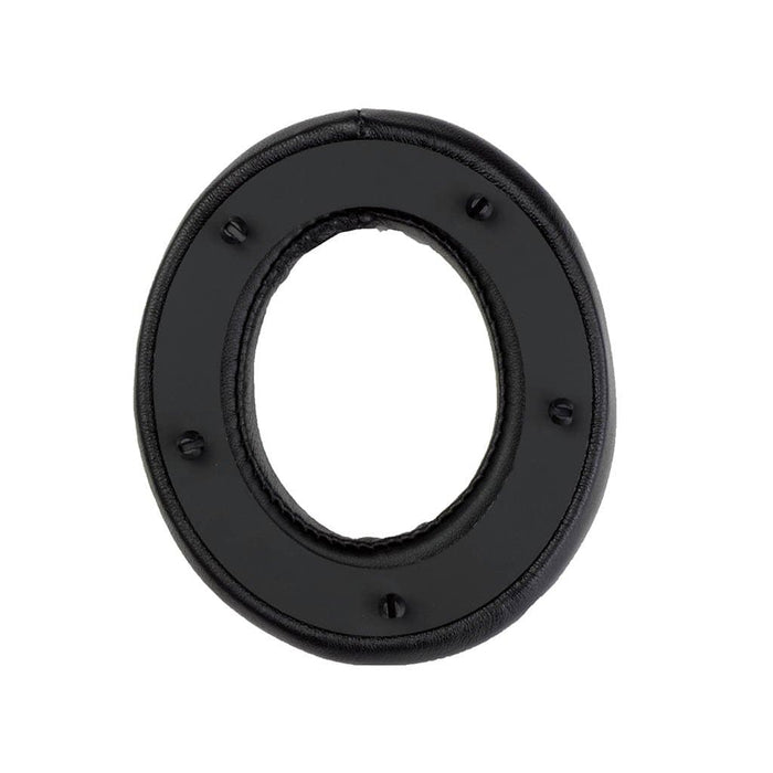 The Dekoni Audio Elite Sheepskin Ear Pads for Focal are black, oval leather pads with inner-edge stitching and six raised bumps, designed as replacements for Focal headphones such as the Utopia.